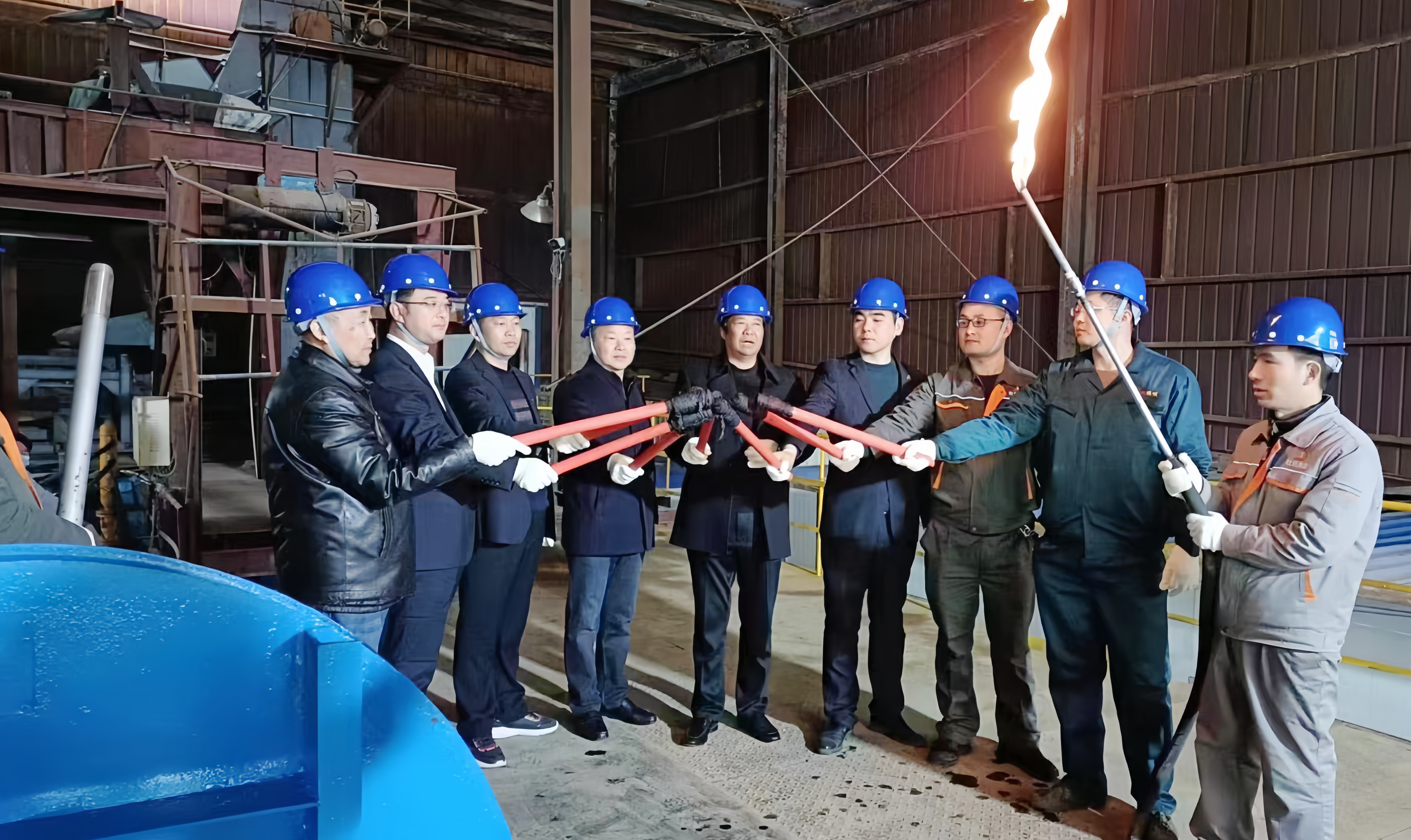 杜氏高科 五號爐點(diǎn)火成功